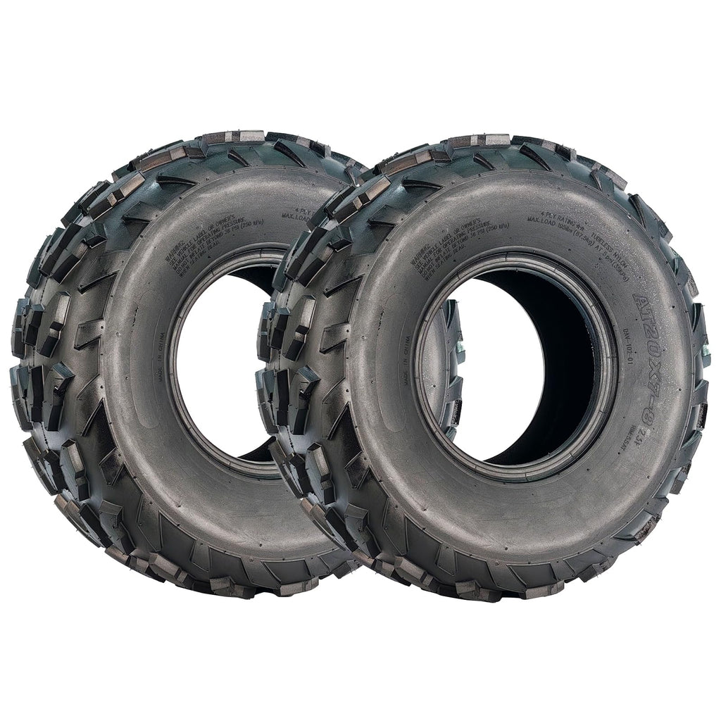 20x7-8 4 Ply Tubeless ATV UTV Tires Set of 2 G235