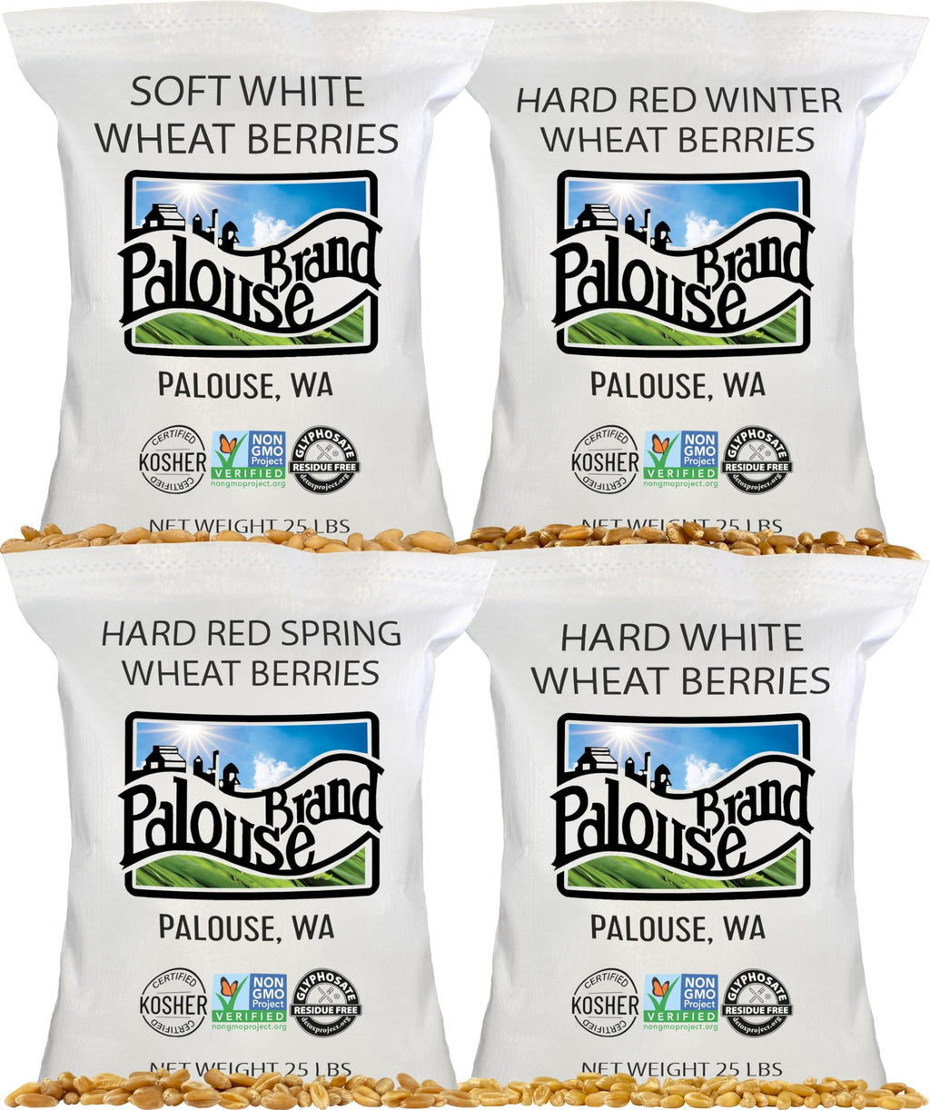 White Red Wheat Berries 100 LBS 4-25 lb bags F85700