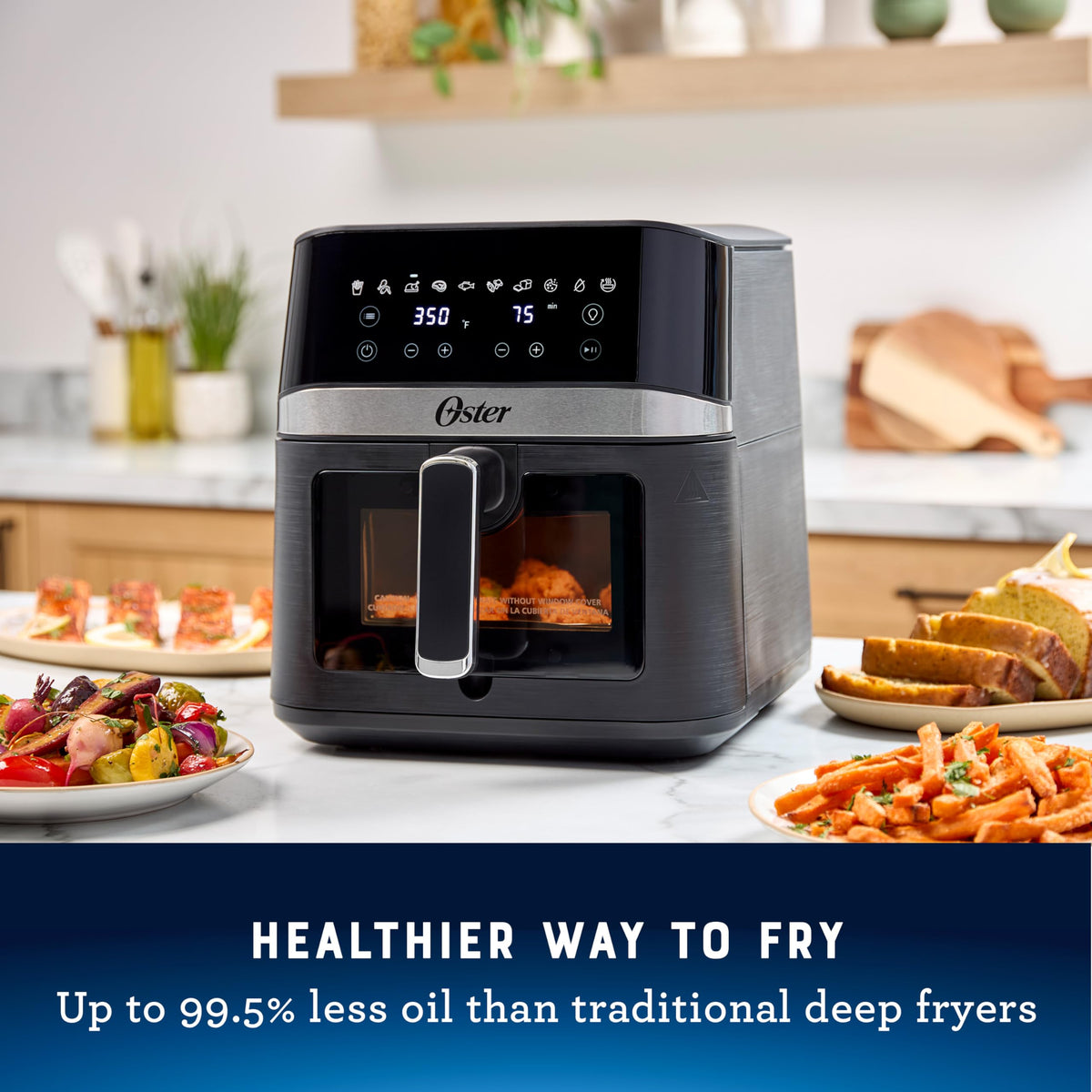 6 Quart Digital Air Fryer with Window O5157