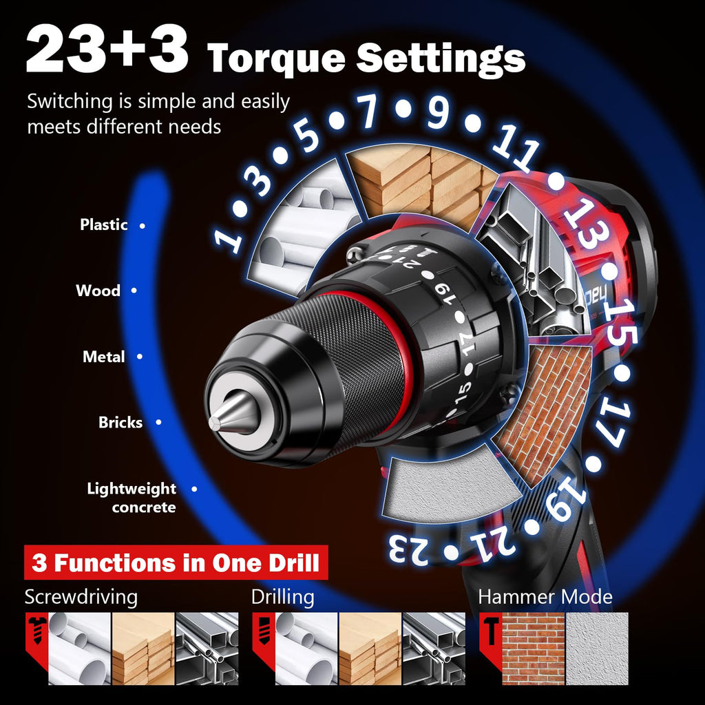 Brushless Cordless Drill Set L508