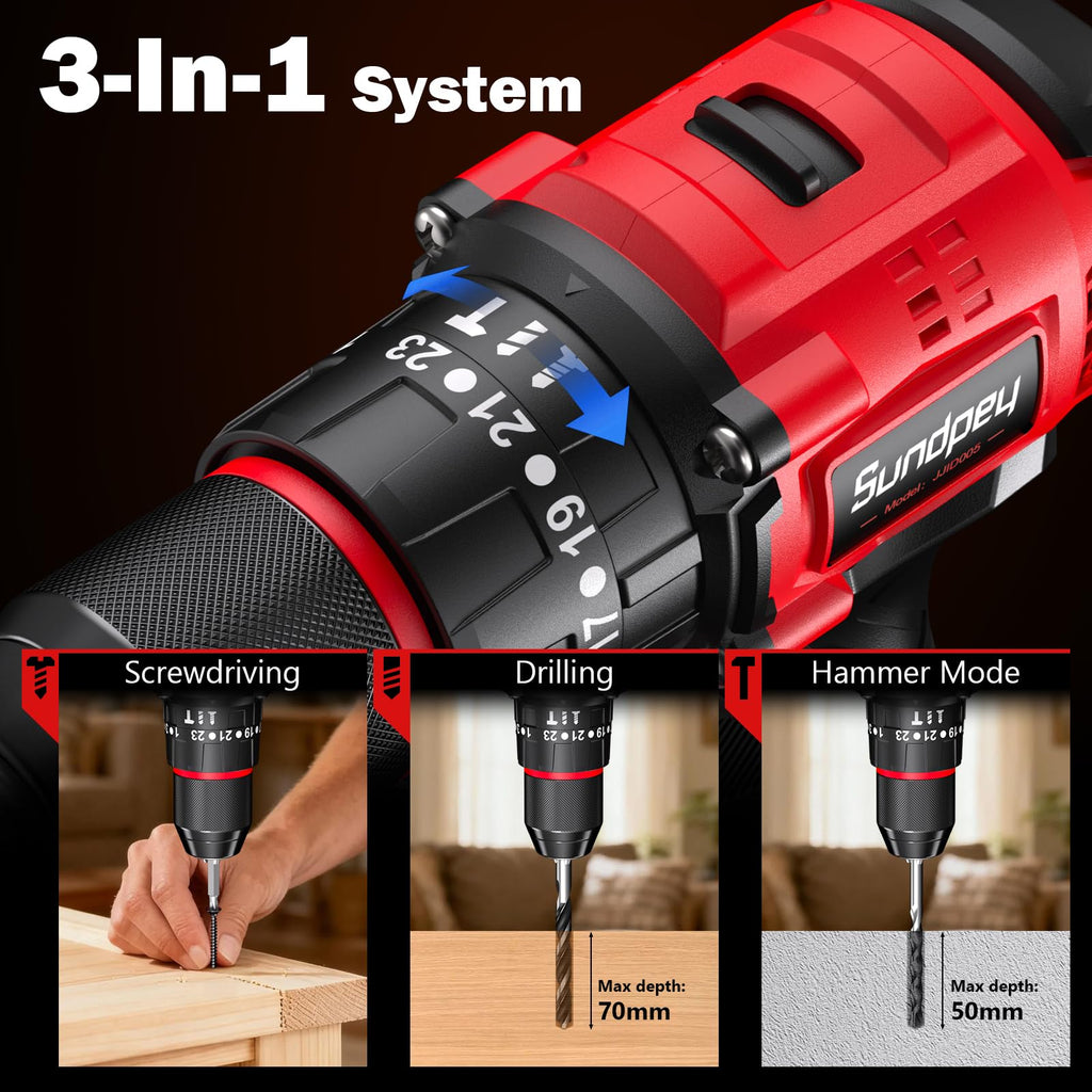 Brushless Cordless Drill Set L508