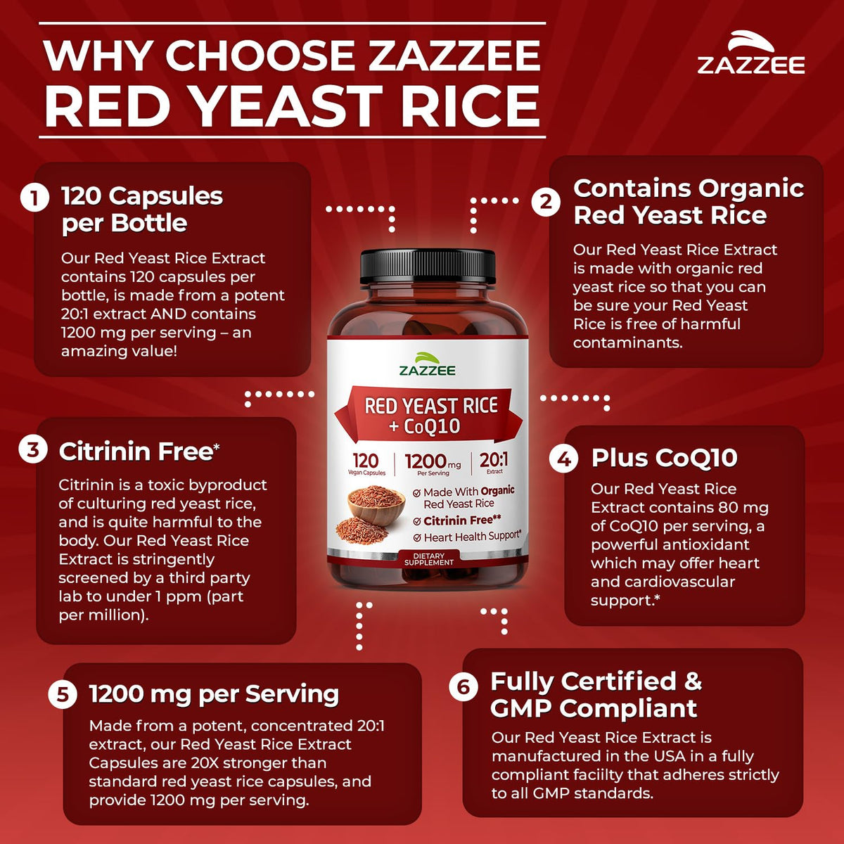 Organic Red Yeast Rice Extract with CoQ10 O652