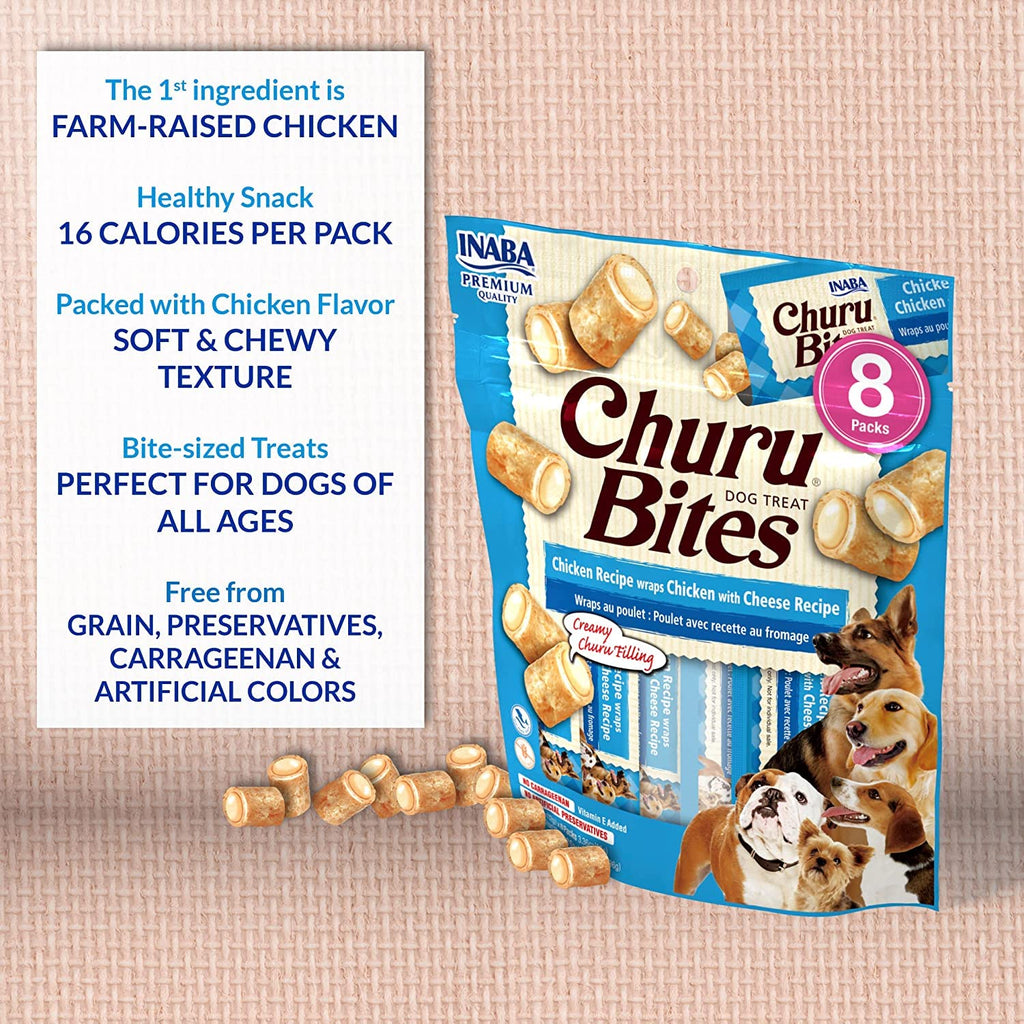 Soft Chewy Chicken Dog Treats, 4 Flavor Variety Pack Z498