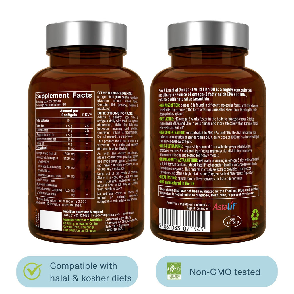 Wild Fish Oil 1360mg R4524