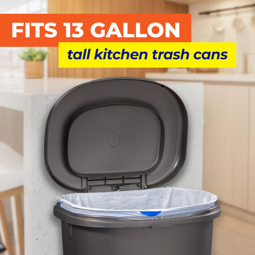 13 Gallon White Unscented Trash Bags 45ct E18263