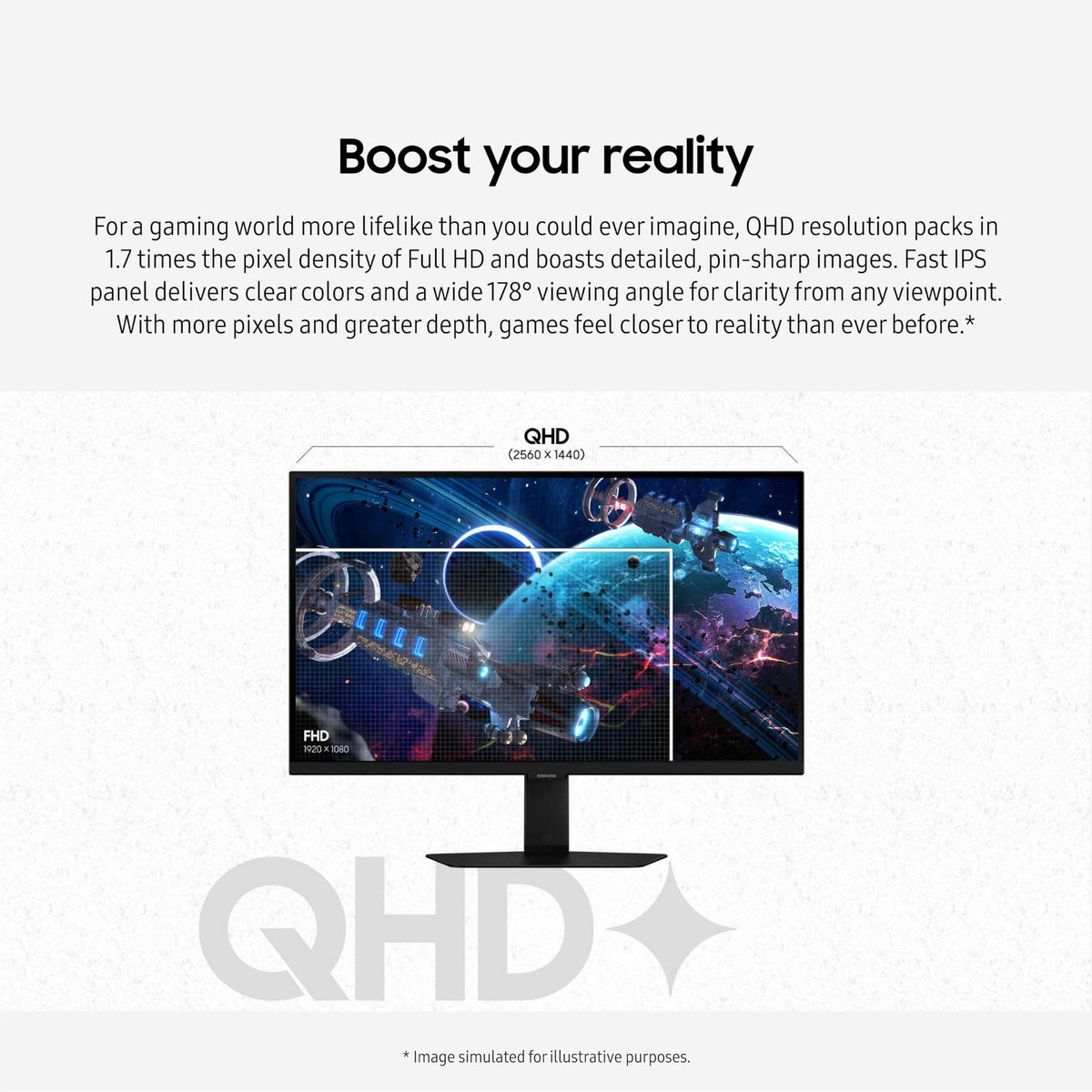 32-Inch QHD Fast IPS Gaming Monitor Y735898