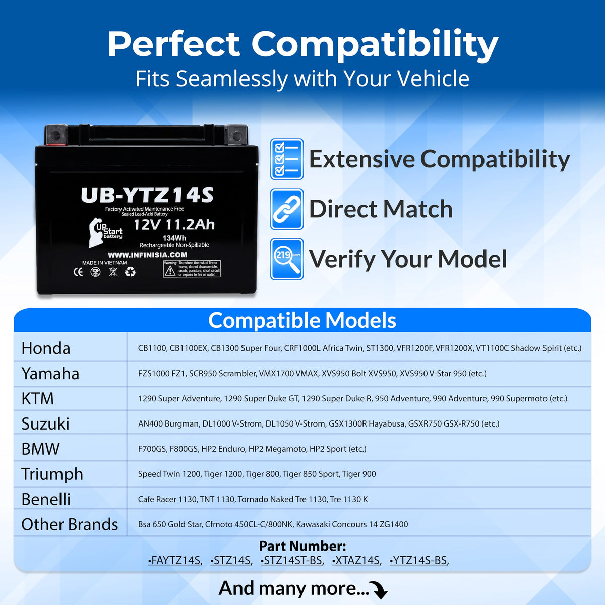 12V 11.2Ah Battery B849068