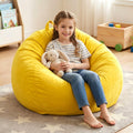 Bean Bag Chair Yellow 2FT K67682