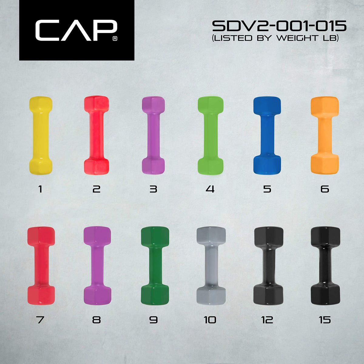 Vinyl Coated Dumbbell Y831