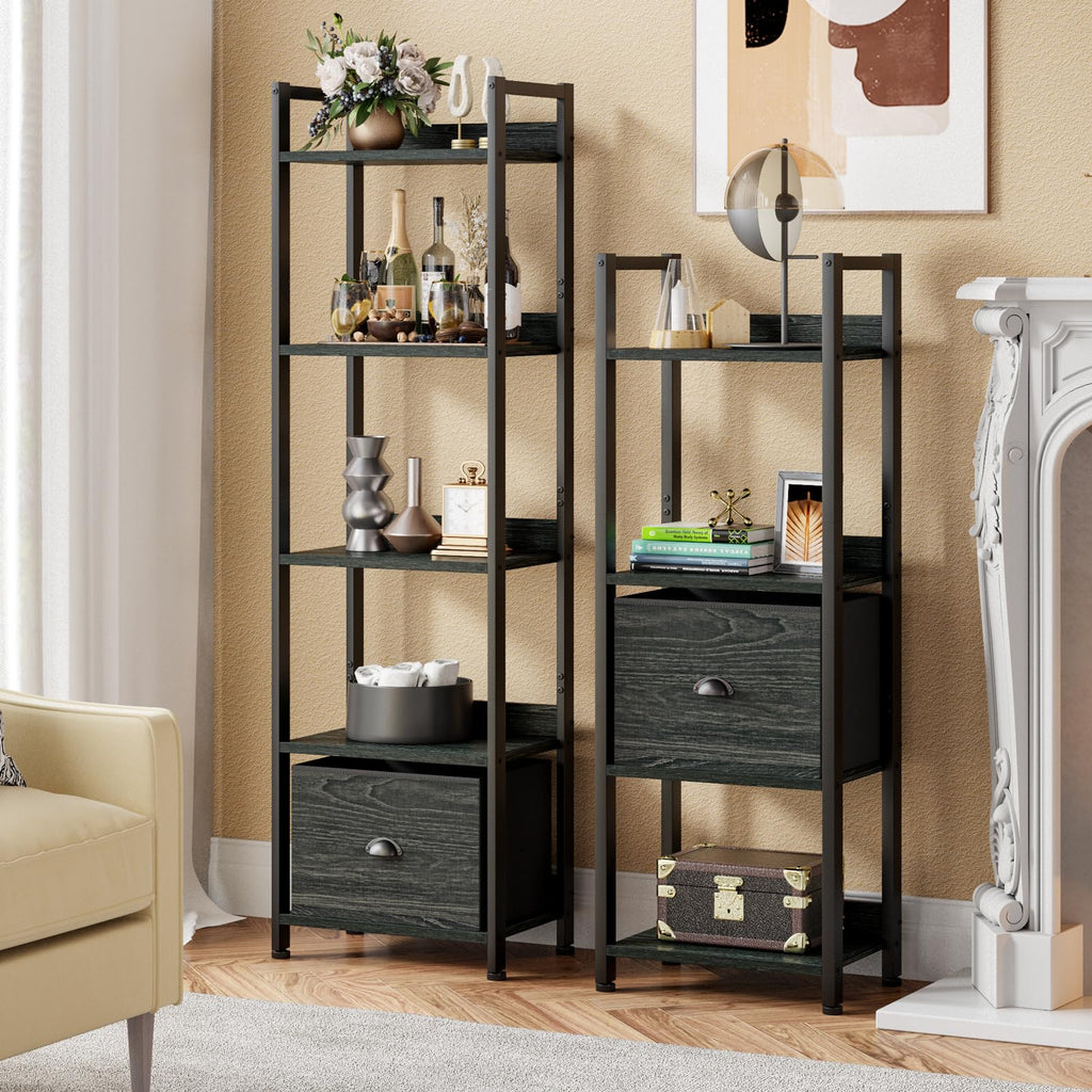 5 Tier Bookshelf with Drawer G483