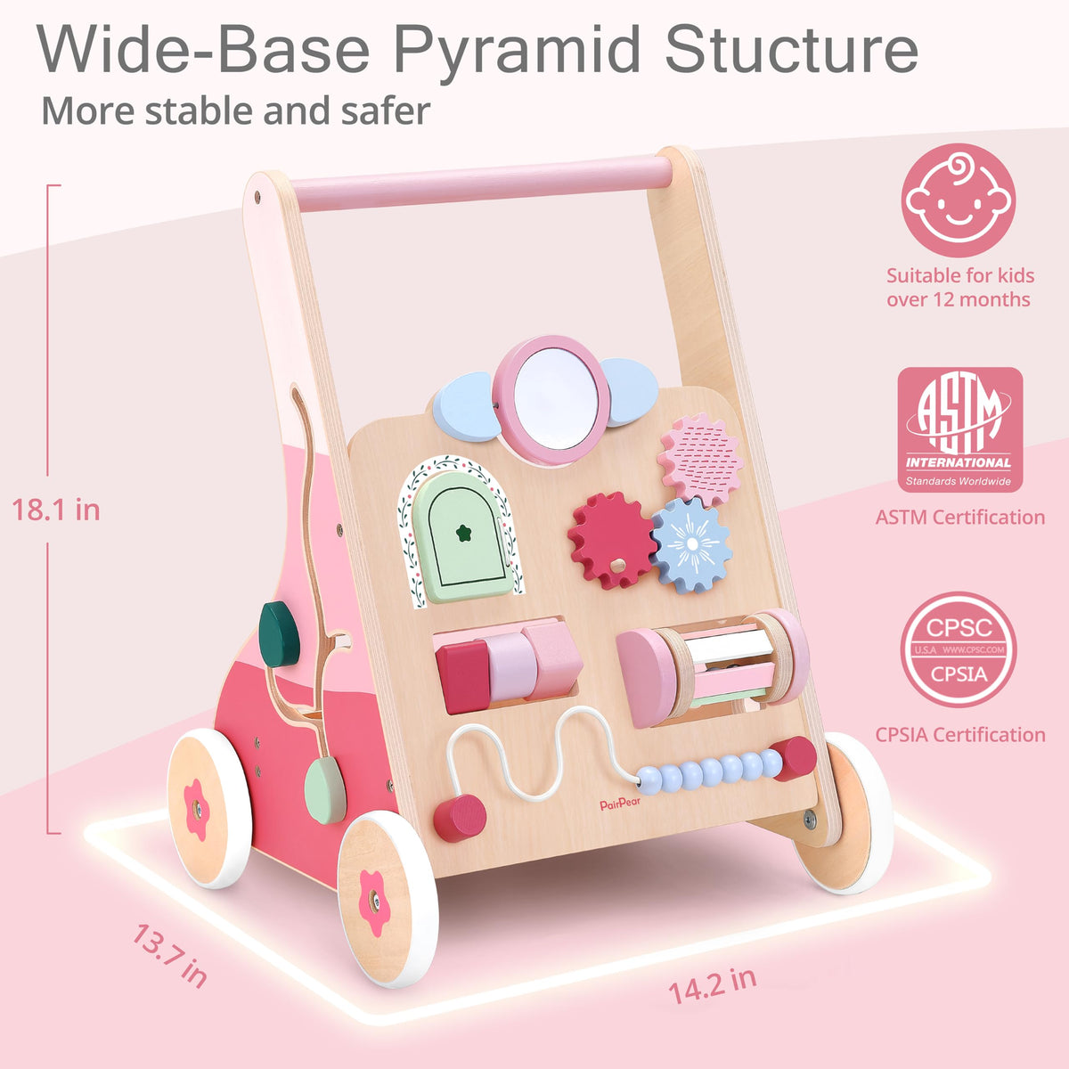 Wooden Baby Walker B302
