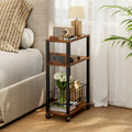 Rolling Side Table with Wheels L245827