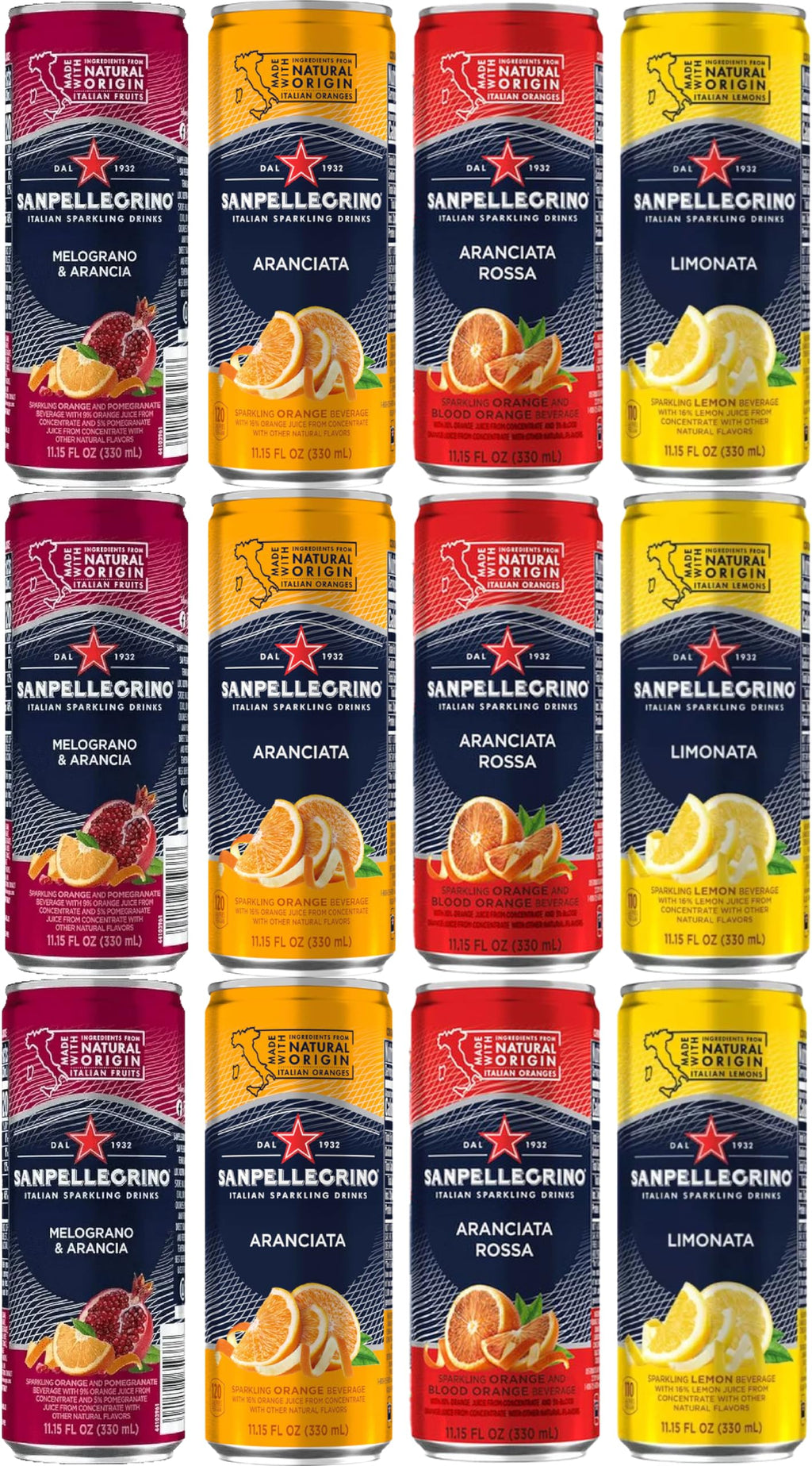Sparkling Water Variety 4 Flavors 12 Pack N385152