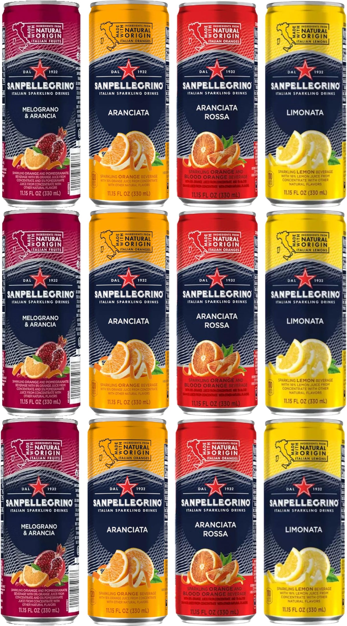 Sparkling Water Variety 4 Flavors 12 Pack N385152