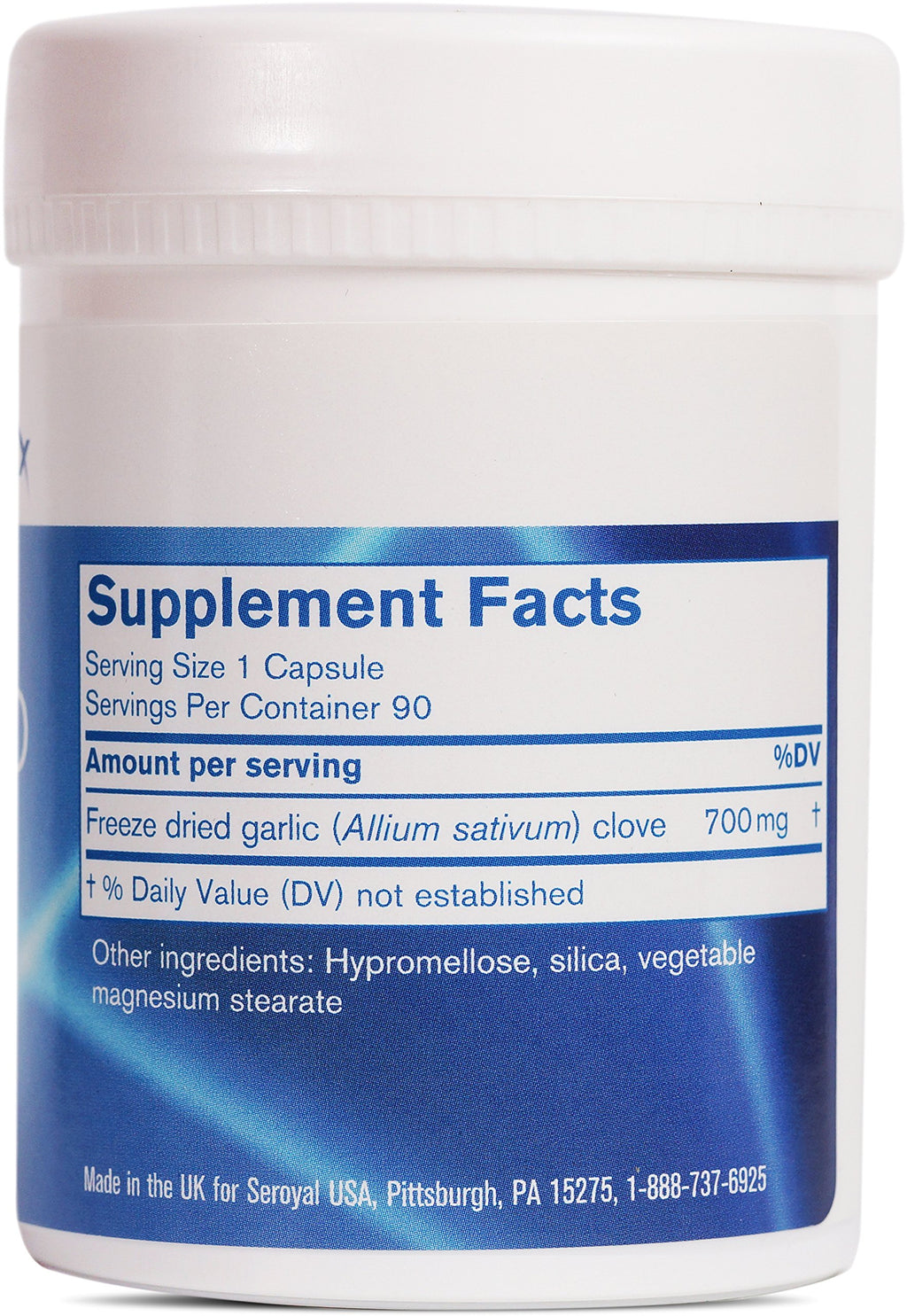 Garlic Freeze Dried 90 Capsules Q6467