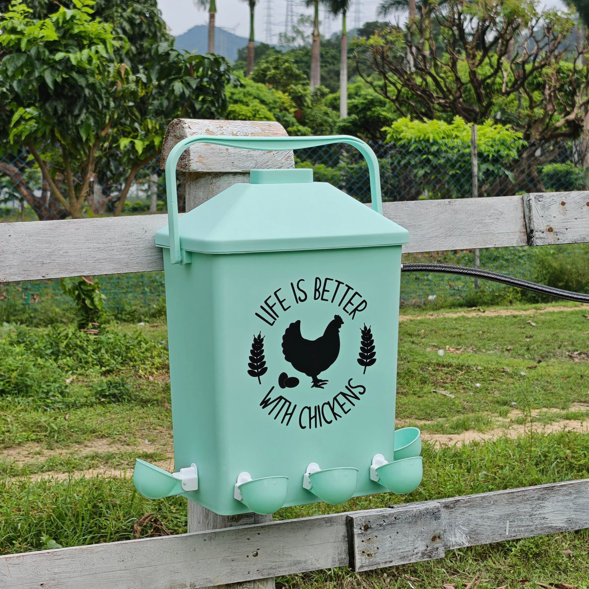 4.2Gal Hanging Chicken Waterer X18356
